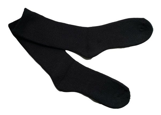 QUEST MENS LIGHTWEIGHT THERMAL INSULATED BLACK SOCKS