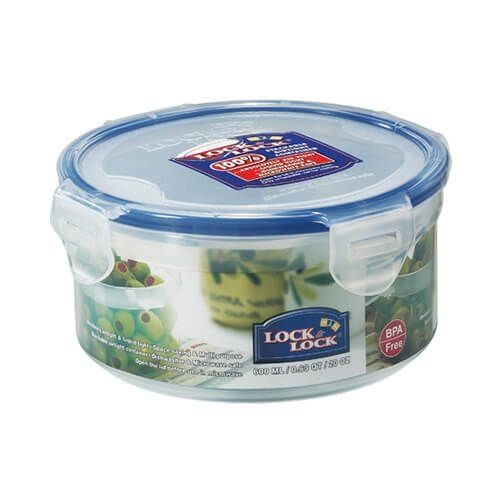 LOCK & LOCK BOX ROUND DISH 600ml