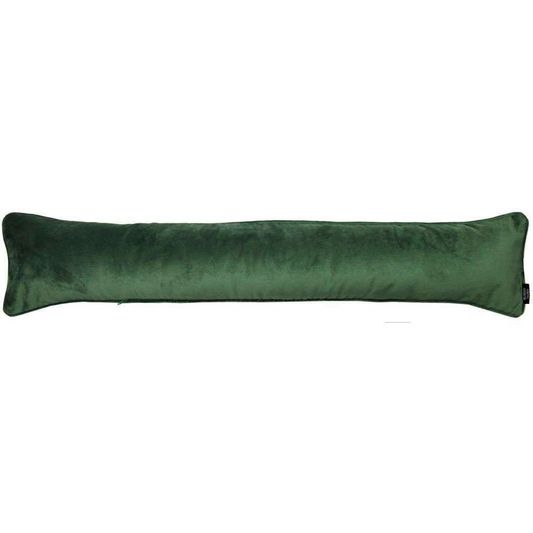 VELVET DRAUGHT EXCLUDER MOSS POLY FILL 24*90CM