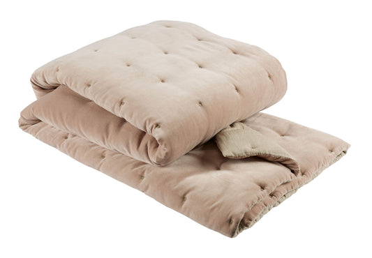 CHRISTY JAIPUR THROW - DUSKY PINK