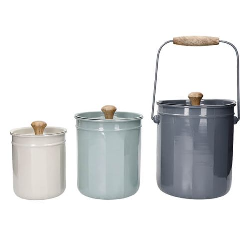 KITCHENCRAFT COMPOST & STORAGE SET 3PC