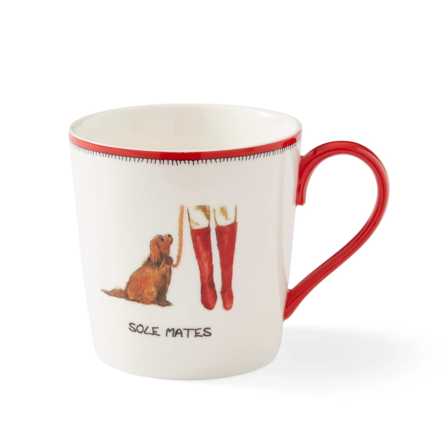 SPODE KIT KEMP DOODLES MUG - SOLE MATES