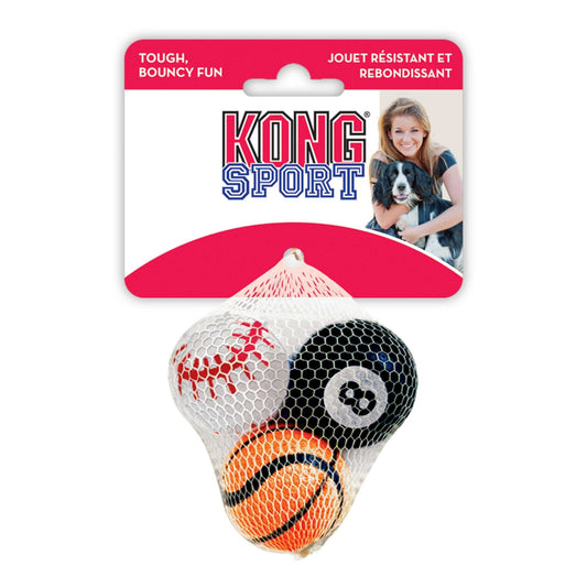 KONG SPORTS BALL MEDIUM 3PK