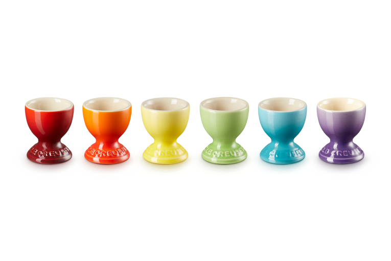 LE CREUSET RAINBOW SET 6 EGG CUPS