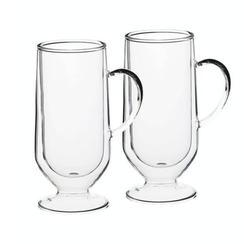 LA CAFETIERE DOUBLE WALLED IRISH COFFEE GLASSES SET OF 2