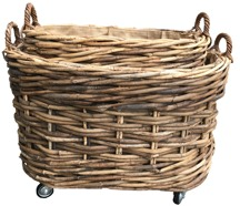 LOWS OF DUNDEE LARGE OVAL LOG BASKET