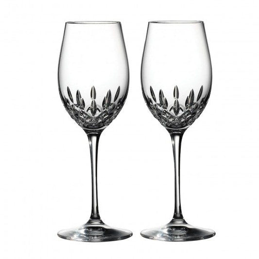 WATERFORD CRYSTAL LISMORE ESSENCE WHITE WINE PAIR