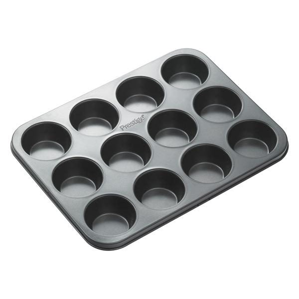 PRESTIGE 0.8MM BAKEWARE MUFFIN TIN 12 CUP