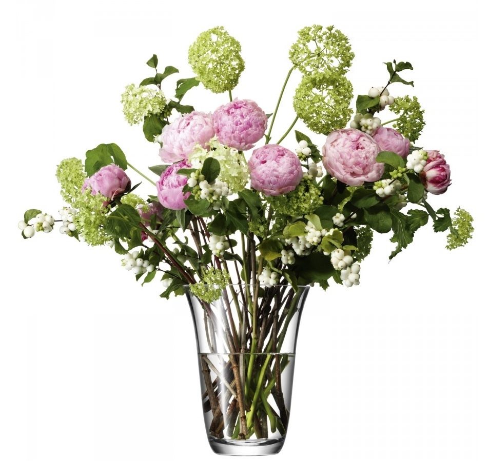 LSA FLOWERS OPEN BOUQUET VASE 23CM