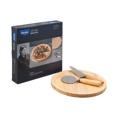 DENBY JAMES MARTIN PIZZA BOARD & CUTTER