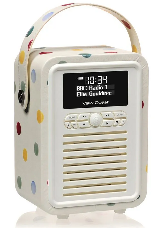 VQ EMMA BRIDGEWATER RETRO RADIO - POLKA DOT