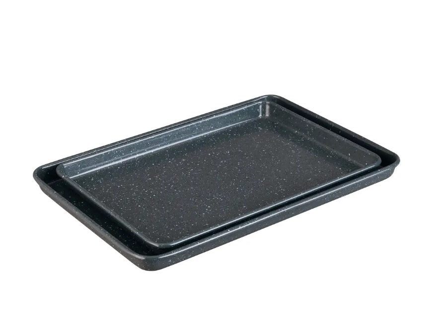 DENBY SET OF 2 QUANTANIUM BAKING SHEETS