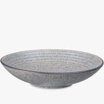 DENBY STUDIO GREY MED RIDGED BOWL