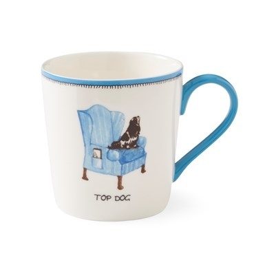 SPODE KIT KEMP DOODLES MUG - TOP DOG