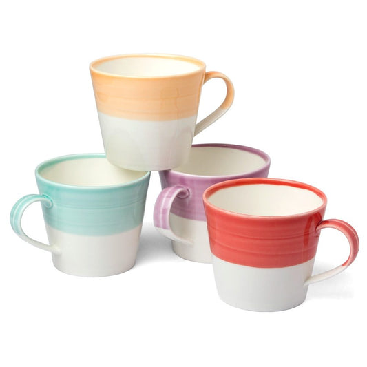 ROYAL DOULTON 1815 TABLEWARE SET OF 4 MUGS, BRIGHTS