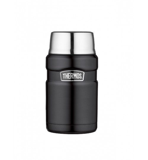 THERMOS KING FOOD FLASK 710ML BLACK