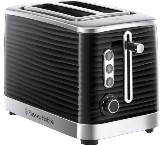 RUSSELL HOBBS INSPIRE 2 SLICE TOASTER BLACK