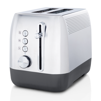 BREVILLE EDGE 2 SLICE BRUSHED STEEL TOASTER