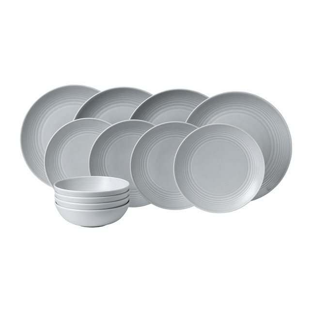 GORDON RAMSEY MAZE 12 PIECE SET LIGHT GREY