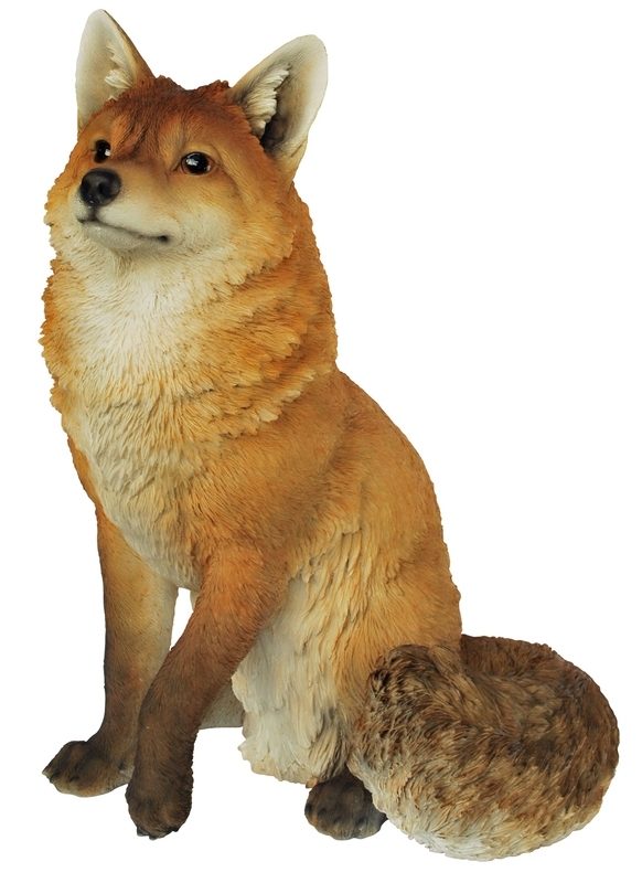 VIVID ARTS REAL LIFE - SITTING FOX, LARGE