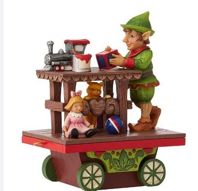 ENESCO ELF TOY TRAIN CAR