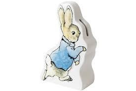 ENESCO PETER RABBIT RUNNING MONEY BANK