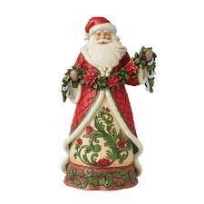 ENESCO SANTA W POINSETTIA