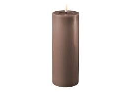 DELUXE HOMEART MOCCA LED CANDLE - 10CM * 20CM