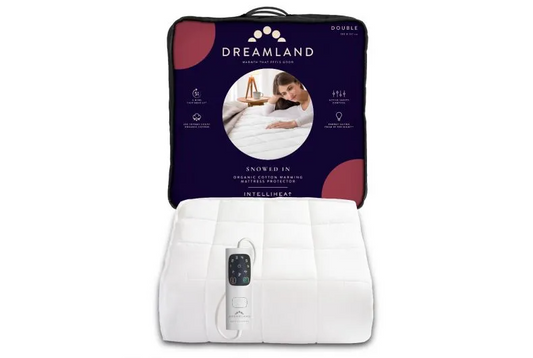 DREAMLAND SNOWED IN COTTON MATTRESS PROTECTOR DOUBLE