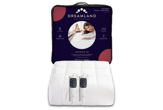 DREAMLAND SNOWED IN COTTON MATTRESS PROTECTOR DOUBLE DUAL