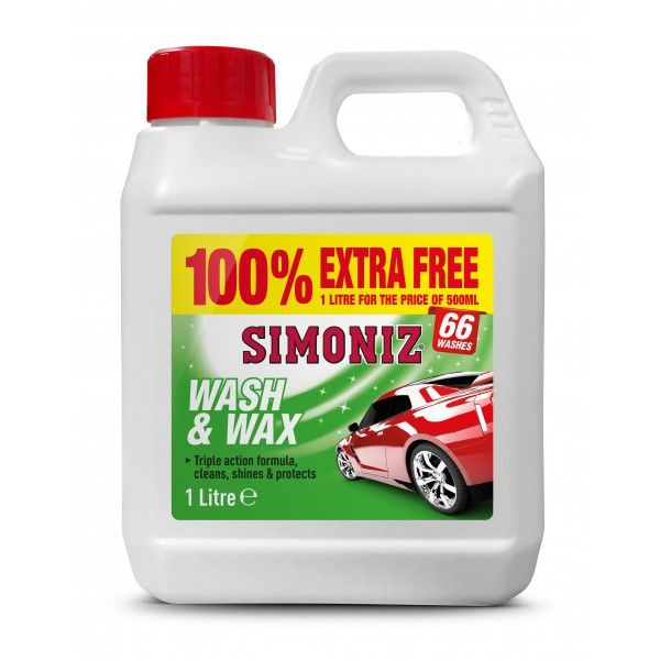 SIMONIZ SHAMPOO & WAX 500ml + 500ml FREE