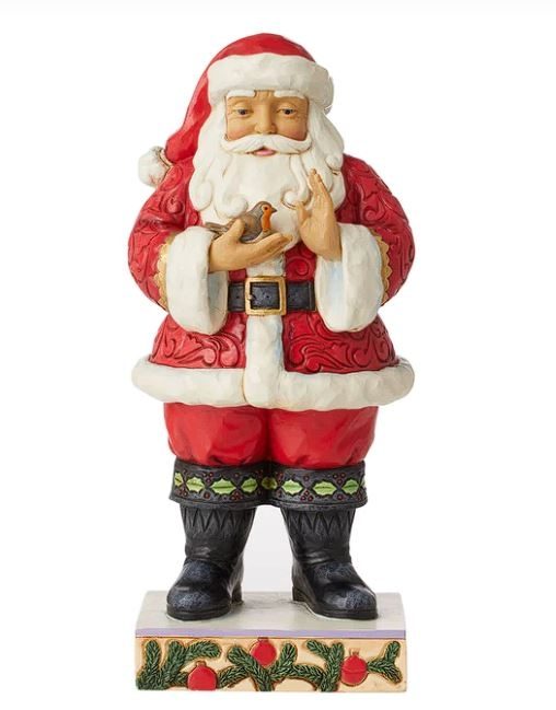 ENESCO SANTA WITH ROBIN