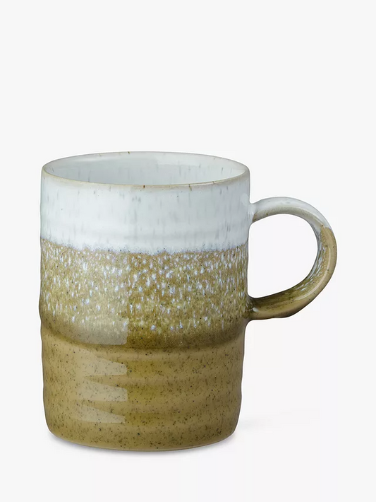 DENBY KILN ACCENTS OCHRE RIDGED MUG