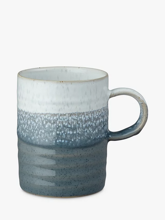 DENBY KILN ACCENTS SLATE RIDGED MUG