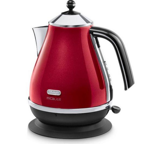 DELONGHI ICONA MICALITE RED KETTLE 1.7L