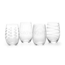 MIKASA CHEERS 17OZ STEMLESS WINE SET OF 4 RM