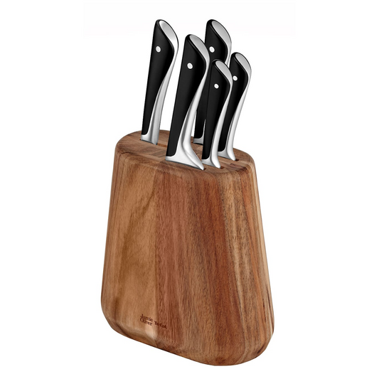 TEFAL JAMIE OLIVER 5 KNIFE + BLOCK SET