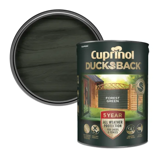 CUPRINOL DUCKSBACK 5L FOREST GREEN