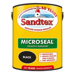 SANDTEX MASONRY PAINT 2.5L - BLACK