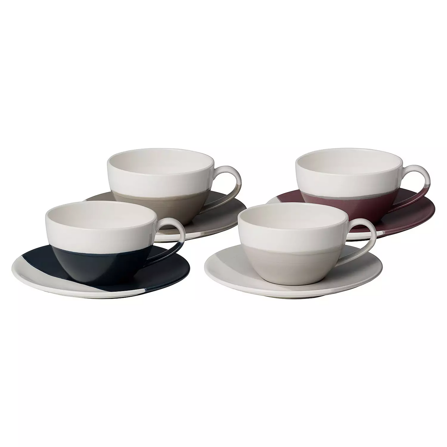 ROYAL DOULTON COFFEE STUDIO CAPPUCCINO CUP & SAUCER 260ML S4