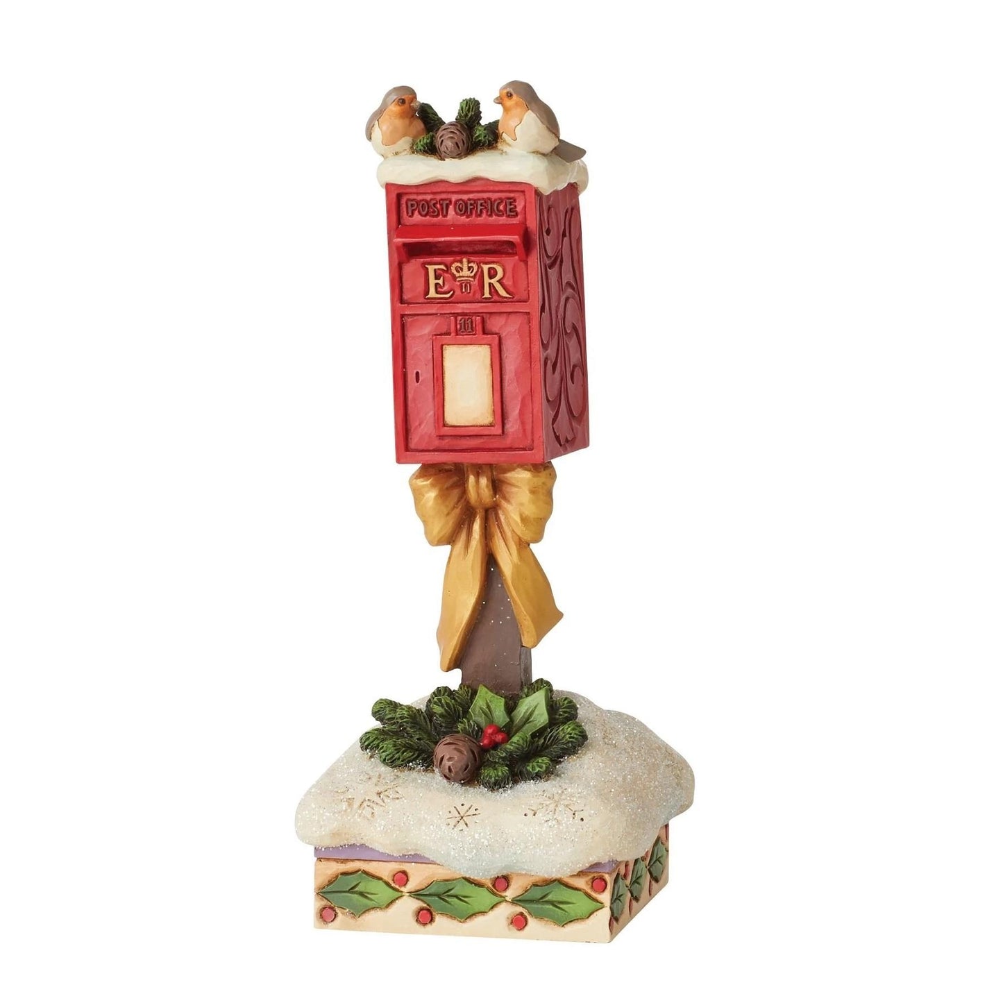 ENESCO ROBINS ON POST BOX