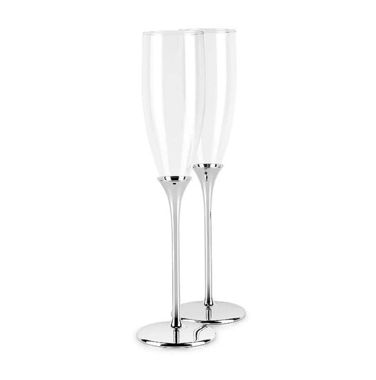 NEWBRIDGE CHAMPAGNE FLUTES SET OF 2