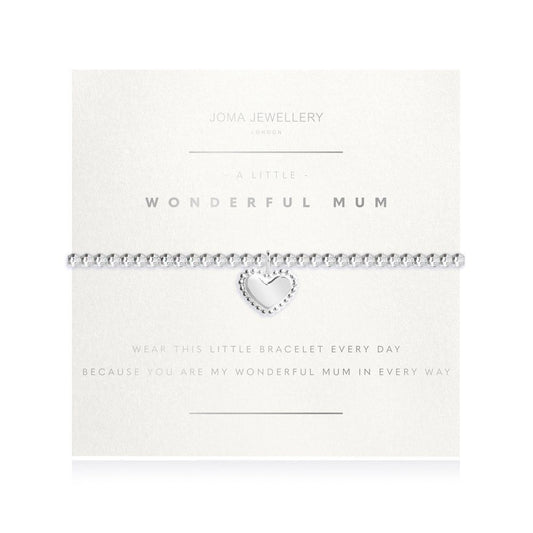 JOMA A LITTLE-WONDERFUL MUM-SILVER-17.5CM STRETCH