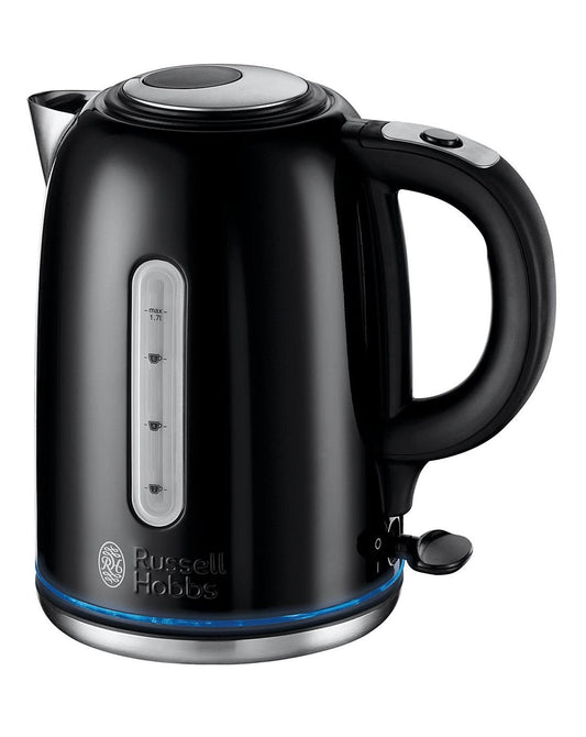 RUSSELL HOBBS 3KW QUIET BOIL JUG KETTLE, BLACK