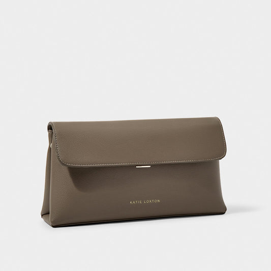 KATIE LOXTON DEMI CLUTCH BAG MINK 15*28*7CM