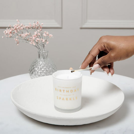 KATIE LOXTON 'LET'S CELEBRATE YOUR BIRTHDAY' WILD RASPBERRY AND SUGAR CANDL