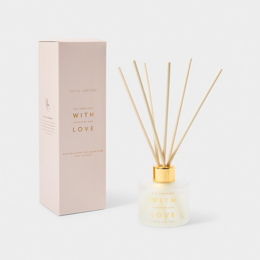 KATIE LOXTON REED DIFFUSER 'FILL WITH LAUGH AND LOVE' WILD RASPBERRY