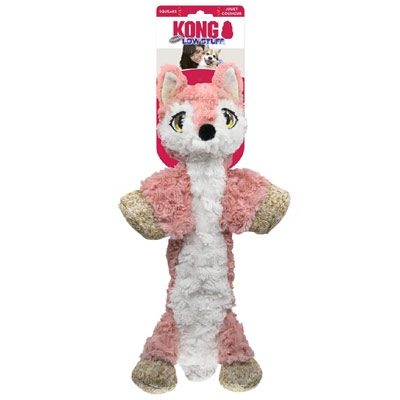 KONG LOW STUFF FLOPZIE FOX MED DOG TOY