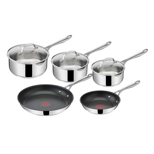 TEFAL JAMIE OLIVER 5 PCE SET STAINLESS STEEL