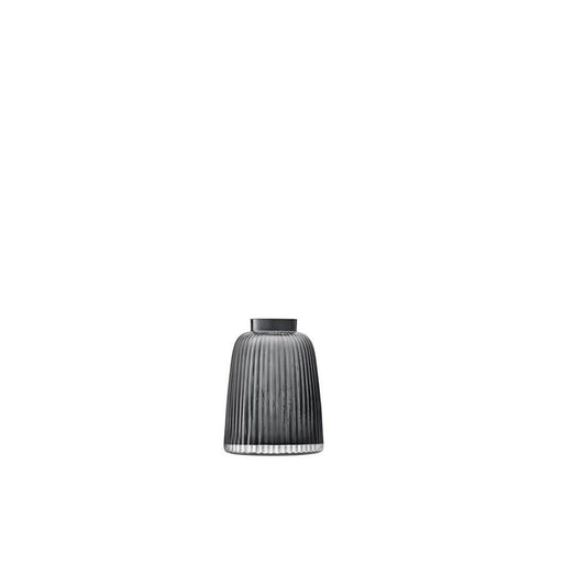 LSA PLEAT GREY VASE 20CM